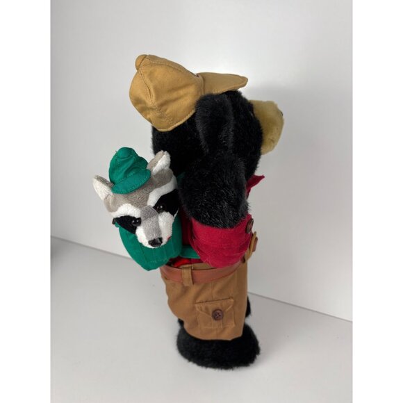 Cabelas Fisherman Black Bear Plush Animated Hooked on a Feeling! Ooga-Chaka 16” - Picture 7 of 8